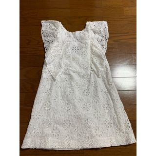 ザラキッズ(ZARA KIDS)の美品★ ZARA KIDS ホワイトレースワンピ 150★ ザラキッズ(ワンピース)