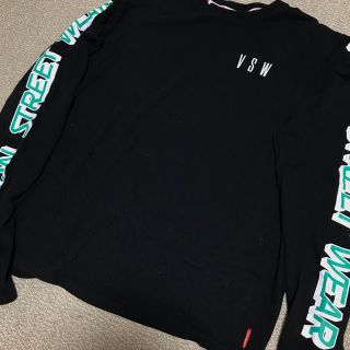 ステューシー(STUSSY)のvision street wear ロンt 袖プリ オーバーサイズ(Tシャツ/カットソー(七分/長袖))