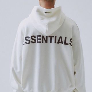 フィアオブゴッド(FEAR OF GOD)のESSENTIALS Fear of God パーカー ホワイト FOG L(パーカー)