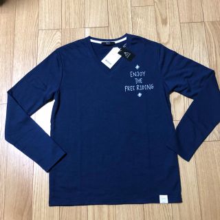 アズールバイマウジー(AZUL by moussy)のAZUL アズール サーフロングTシャツ新品未使用M(Tシャツ/カットソー(七分/長袖))