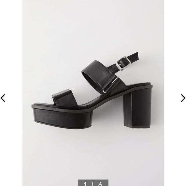 moussy DOUBLE BELT PLATFORM サンダル