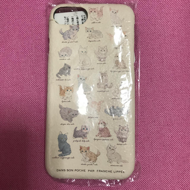 franche lippee(フランシュリッペ)のねこ図鑑 iPhoneケース スマホ/家電/カメラのスマホアクセサリー(iPhoneケース)の商品写真