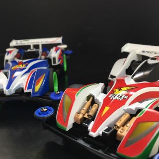 ミニ四駆 ビートマグナム バスターソニック シール不使用全塗装完成品