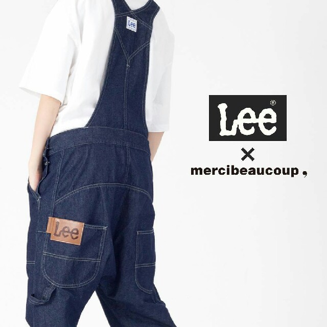 メルシーボークー　Leeコラボ　サロペット　mercibeaucoup,