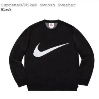シュプリーム(Supreme)のシュプリームsupreme NIKE Swoosh Sweater セーター S(ニット/セーター)