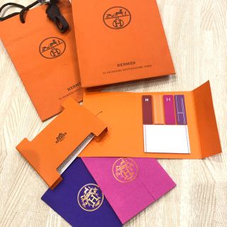 エルメス(Hermes)のHERMES 付箋 ショップ袋(ノート/メモ帳/ふせん)