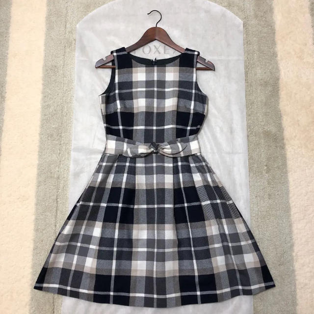 BURBERRY BLUE LABEL(バーバリーブルーレーベル)の☆希少34サイズ☆ ブルーレーベルクレストブリッジ チェック柄 ワンピース レディースのワンピース(その他)の商品写真