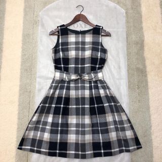 バーバリーブルーレーベル(BURBERRY BLUE LABEL)の☆希少34サイズ☆ ブルーレーベルクレストブリッジ チェック柄 ワンピース(その他)