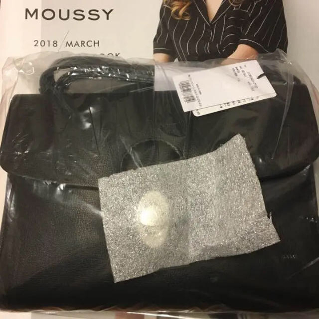 moussy - MOUSSY店舗限定ノベルティ♡本革ショルダーバッグ♡ブラック