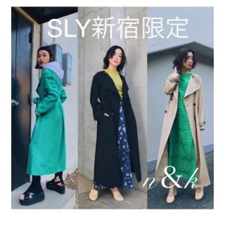 スライ(SLY)のSLYルミネエスト新宿リニューアル限定商品♡ノーカラートレンチコート♡新品未使用(トレンチコート)