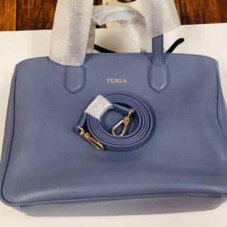 フルラ(Furla)の★新品 未開封 未使用★ギフト最適 フルラ  ハンドバッグ お洒落なグレーブルー(ハンドバッグ)