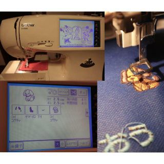 brother - BrotherブラザーD-8000コンピュータ刺繍ミシン☆美品の通販