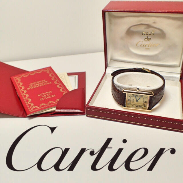 Cartier - カルティエ マストタンク ヴェルメイユ ヴィンテージの通販 by marchen shop｜カルティエならラクマ