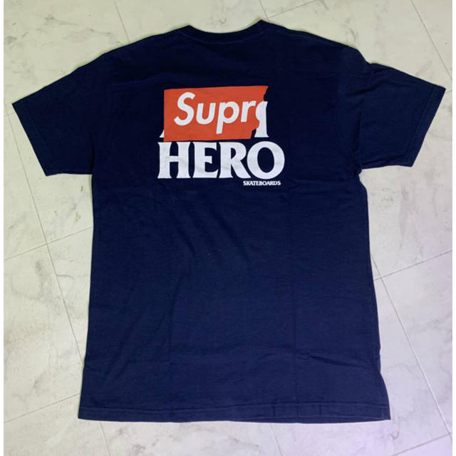 黒 SUPREME ANTIHERO Pocket Tee アンタイヒーロー