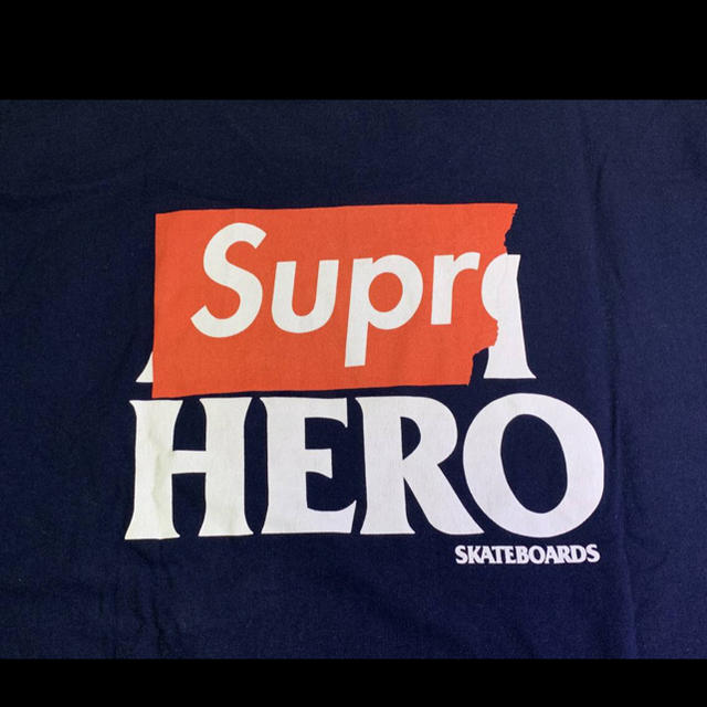 黒 SUPREME ANTIHERO Pocket Tee アンタイヒーロー