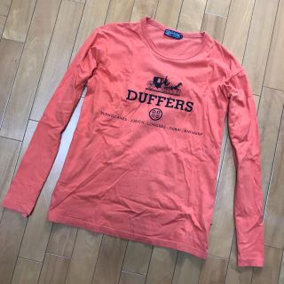 ザダファーオブセントジョージ(The DUFFER of ST.GEORGE)のDUFFER ダファー  ロンT 長袖Tシャツ (L)オレンジ 橙色(Tシャツ/カットソー(七分/長袖))