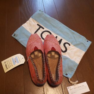 トムズ(TOMS)のTOMS サイズw6/23cm　新品未使用　袋つき(スリッポン/モカシン)