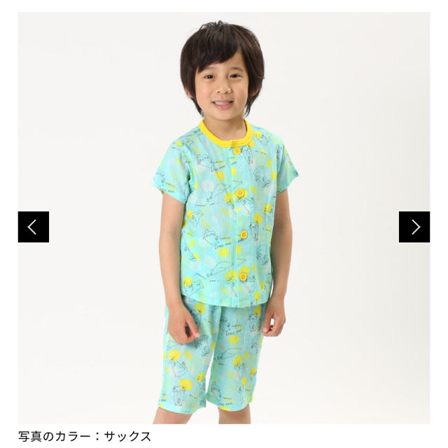 ampersand(アンパサンド)のAmpersand 半袖パジャマ 110 キッズ/ベビー/マタニティのキッズ服男の子用(90cm~)(パジャマ)の商品写真