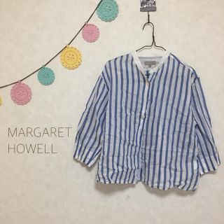 マーガレットハウエル(MARGARET HOWELL)のMHL ストライプブラウス(シャツ/ブラウス(長袖/七分))