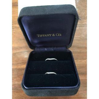 Tiffany & Co. - 週末SALE! ティファニー プラチナ マリッジリング
