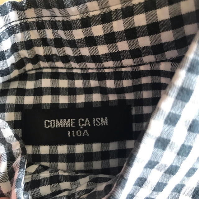 COMME CA ISM(コムサイズム)のCOMME CA ISM♡半袖チェックシャツ キッズ/ベビー/マタニティのキッズ服男の子用(90cm~)(Tシャツ/カットソー)の商品写真