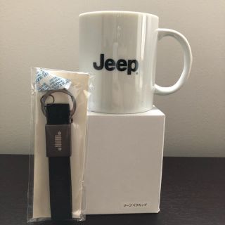 ジープ(Jeep)のJEEP マグカップとキーホルダー(グラス/カップ)