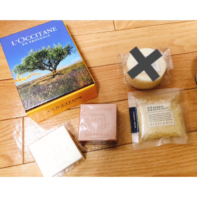 L'OCCITANE(ロクシタン)の‼︎ラ・ネージュ様専用‼︎   石鹸セット 3点 未使用 コスメ/美容のボディケア(ボディソープ/石鹸)の商品写真