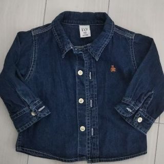 ギャップ(GAP)の美品デニムシャツbabygap GAPギャップ(シャツ/カットソー)