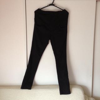 再開SALE マタニティパンツ黒(マタニティウェア)