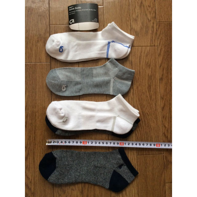 GAP(ギャップ)のGapFit AnkleSocksギャップフィットアンクルソックス靴下3足セット メンズのレッグウェア(ソックス)の商品写真