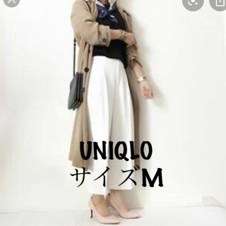 ユニクロ(UNIQLO)の新品タグつき！UNIQLOドレープワイドパンツ(カジュアルパンツ)