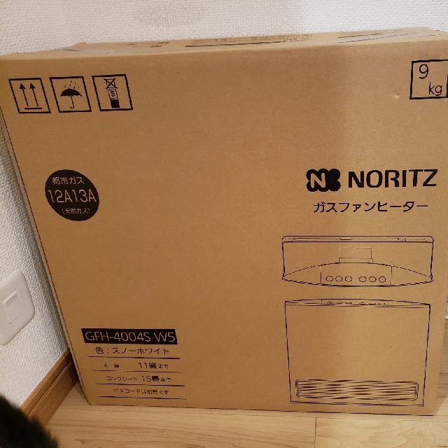 noritz ガス ファンヒーター 新品未使用 noritz ガス ファンヒーター 新品未使用