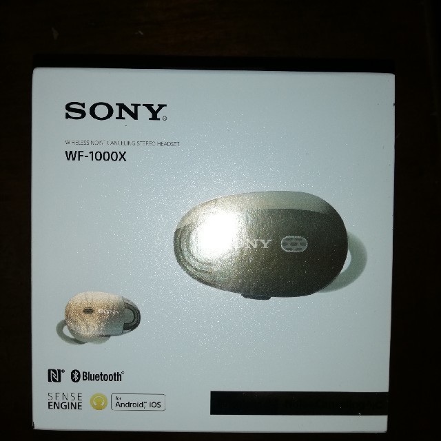 SONY(ソニー)のソニー　ワイヤレスイヤホン　WF-1000X スマホ/家電/カメラのオーディオ機器(ヘッドフォン/イヤフォン)の商品写真