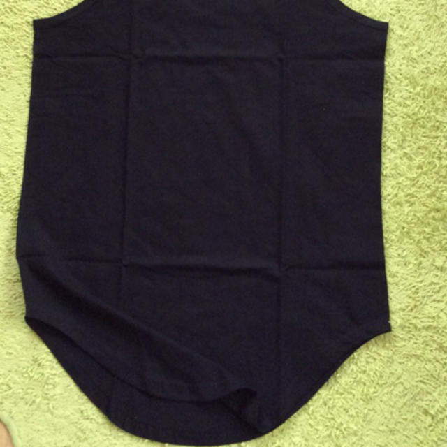 メンズ タンクトップ 無地 レイヤード サイズオーバー 黒 インナー メンズのトップス(Tシャツ/カットソー(半袖/袖なし))の商品写真