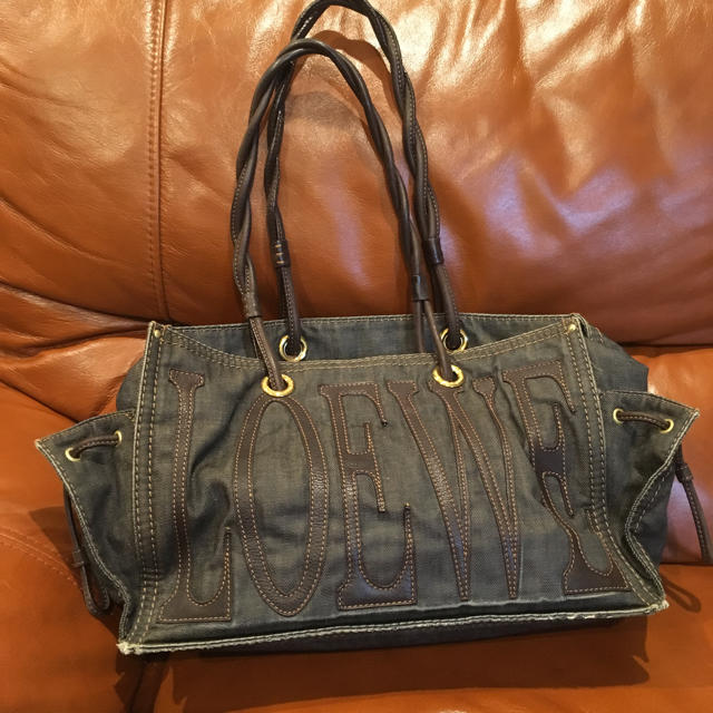 LOEWE - ロエベ トートバック デニムの通販 by peach|ロエベ LOEWE - ロエベ トートバック デニムの通販 by peach|ロエベ
