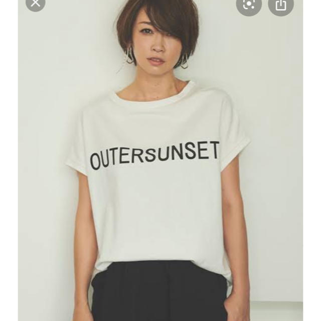 PLST OUTERSUNSET Tシャツ ブラック