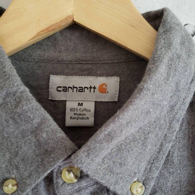 carhartt(カーハート)の【90s 古着】カーハート FRライン BDシャツ グレー M メンズのトップス(シャツ)の商品写真