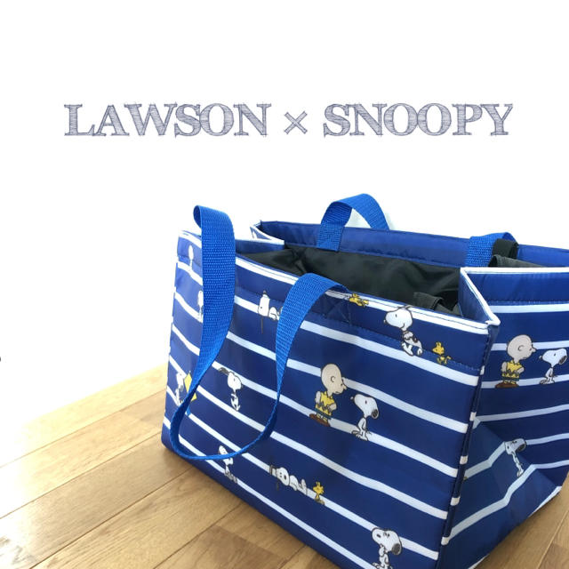 Snoopy ローソン Snoopy 保冷ショッピングバッグの通販 By Saria S Shop スヌーピーならラクマ