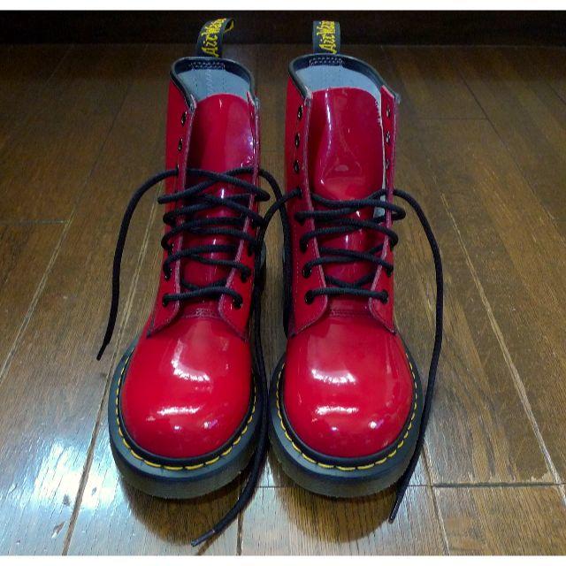 Dr.Martens - 【新品】ドクターマーチン☆赤エナメル８ホール