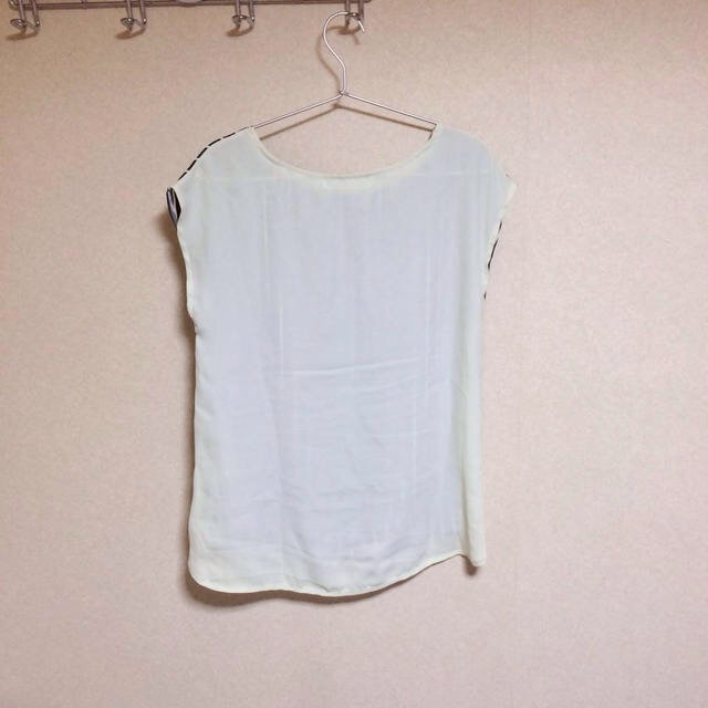 STUDIOUS(ステュディオス)の値下げSTUDIOUSストライプトップス レディースのトップス(Tシャツ(半袖/袖なし))の商品写真