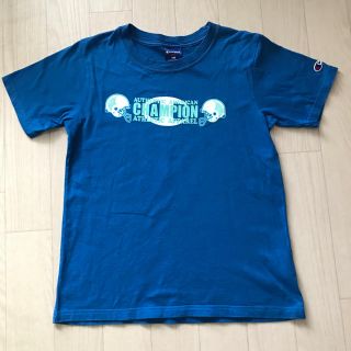 チャンピオン(Champion)の【Champion】Tシャツ／150㎝／ブルー(Tシャツ/カットソー)