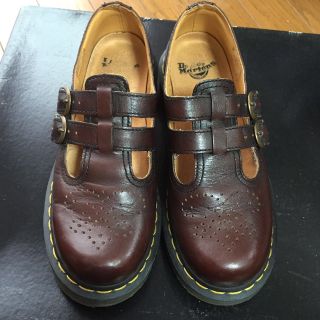 ドクターマーチン(Dr.Martens)のドクターマーチン ストラップ ブラウン(ローファー/革靴)