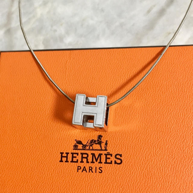 Hermes - ユリ様専用 エルメス ネックレス カージュドアッシュ シルバー H 5日までの通販 by ☆ハーベスト☆｜エルメスならラクマ