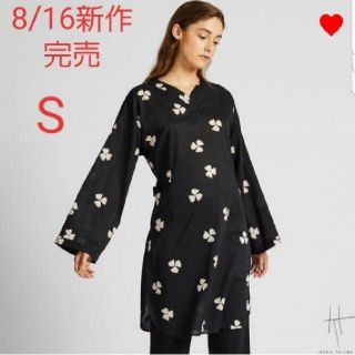 ユニクロ(UNIQLO)の新作 稀少 HANA TAJIMA コットン チュニック 花柄(チュニック)