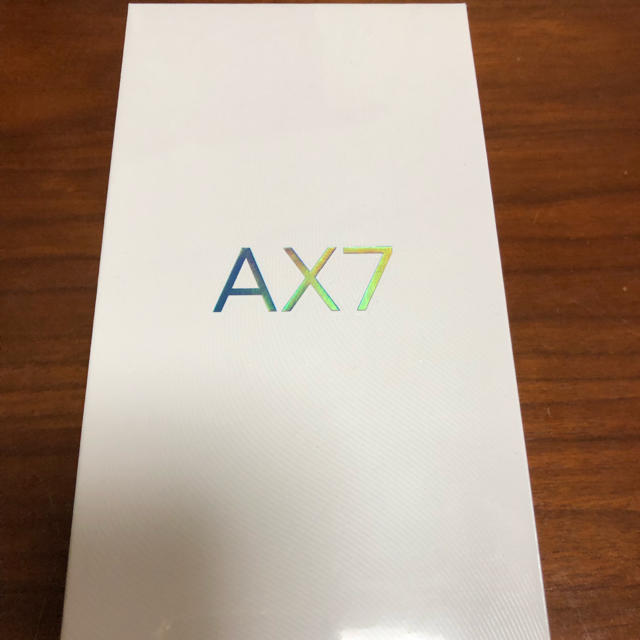 oppo ax7 ゴールド　新品未開封スマートフォン/携帯電話