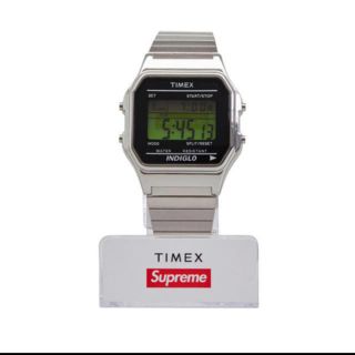 シュプリーム(Supreme)のSupreme timex シルバー(腕時計(デジタル))