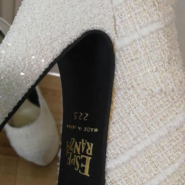 ESPERANZA(エスペランサ)のESPERANZA　秋冬素材パンプス　ヒール レディースの靴/シューズ(ハイヒール/パンプス)の商品写真