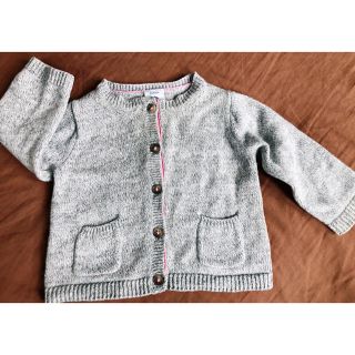 プチバトー(PETIT BATEAU)のプチバトー カーディガン 67cm(カーディガン/ボレロ)