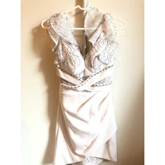 AngelR(エンジェルアール)のJessica フリルデザイン キャバ ミニドレス レディースのフォーマル/ドレス(ミニドレス)の商品写真