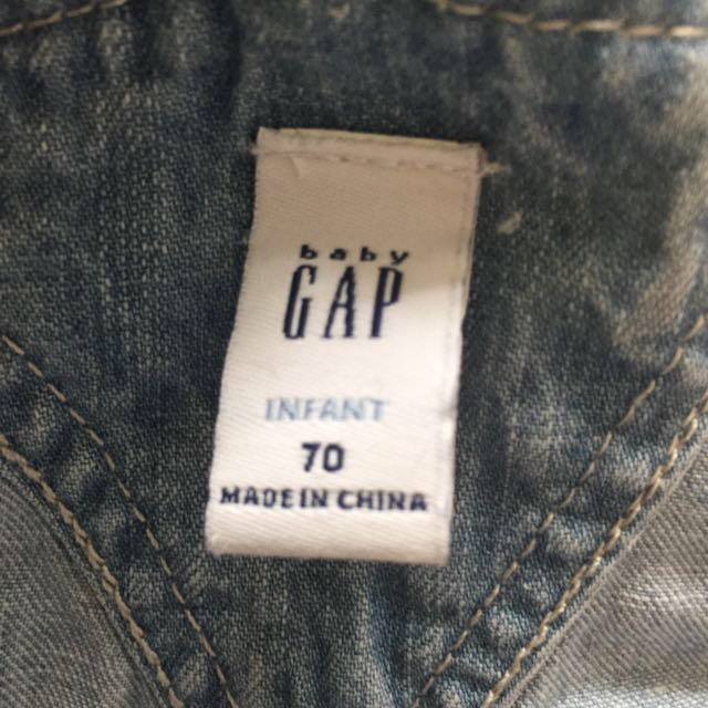 babyGAP(ベビーギャップ)のbaby GAP オーバーオール🌟値下 キッズ/ベビー/マタニティのベビー服(~85cm)(パンツ)の商品写真